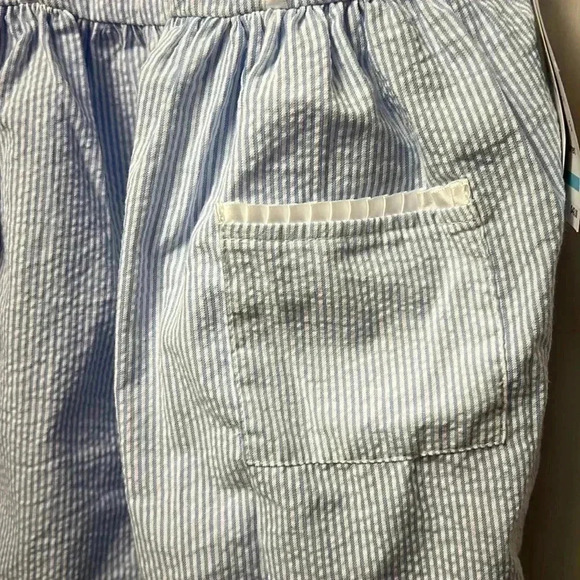 Good Lad Chambray striped Pinafore dress NWT girls 5 - Picture 2 of 8